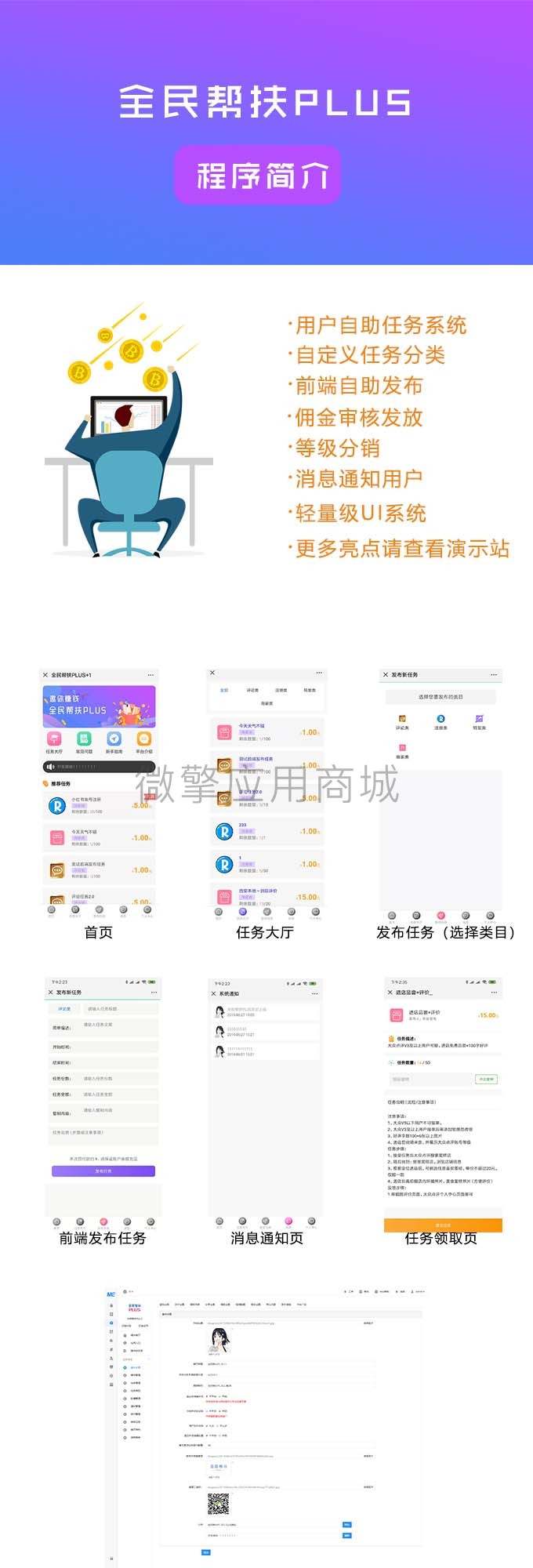 【全民帮扶PLUSv2.5.5】系统模块+用户自助游戏副本+无限多放版本+新增支付宝H5支付